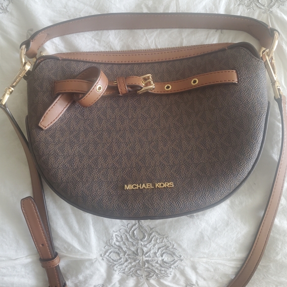 Michael Kors Handbags - MICHAEL KORS Brown Crossbody Bag, adjustable shoulder strap